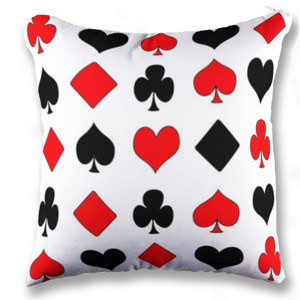 Bantal Sofa Kotak Playing Card Pattern Customic47