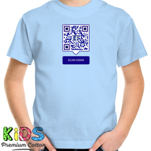Kaos Kaos Kaos QR CODE (Maaf anda kena prank) CUSTOM