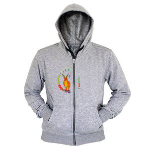 Hoodie Zipper Yakul,Ashitaka Loyal elk