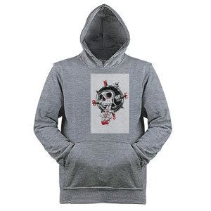 Jaket Hoodie Skull Kompas