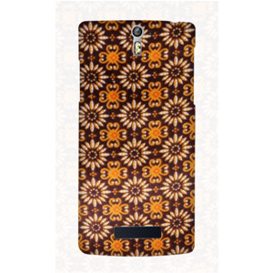 batik kalimantan corak bunga Casing HP