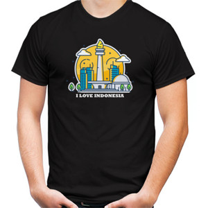 Kaos TSHIRT I LOVE INDONEIA