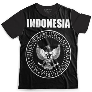 Kaos Fullprint INDONESIA BHINNEKA TUNGGAL IKA NKRI HARGA MATI