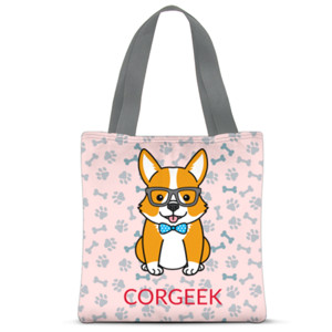 Tas Tote Fullprint Full-Print Tote Bag  - Corgeek