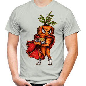 Kaos Super Wortel Kartun