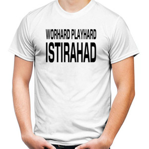 Kaos Workhard Playhard Istirahad