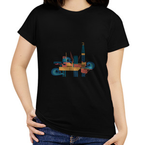 Kaos Tshirt rig offshore