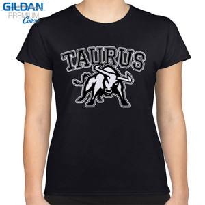 Kaos Zodiak Taurus Hitam