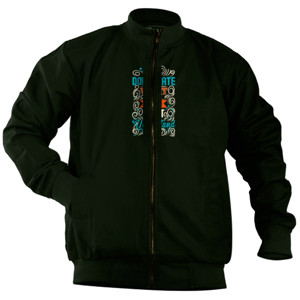 Jaket Bomber Tipografi