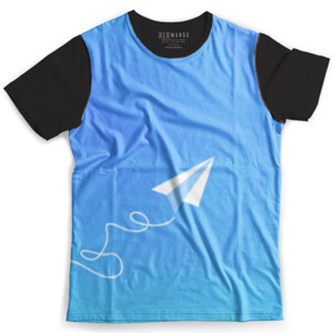 Kaos Fullprint Paper Plane