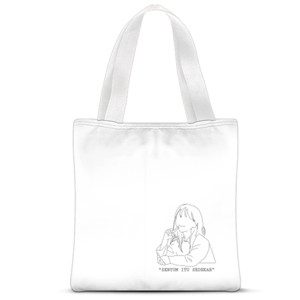 Tas Tote Fullprint sebuah senyuman