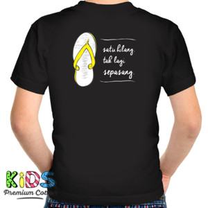 Kaos Tak sepasang - Black