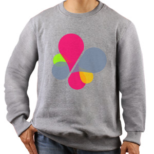 Jaket Sweater KAOS DISTRO COLOR OF BUTTERFLY