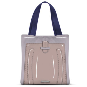 Tas Tote Fullprint Design kreatif full gambar