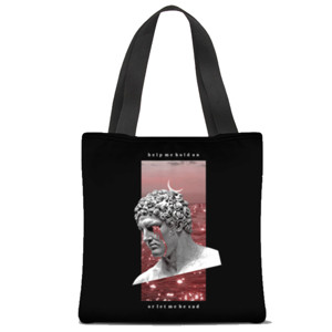Tas Tote Fullprint Let Me Be Sad