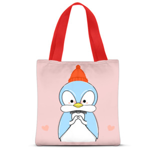 Tas Tote Fullprint Sweet penguin