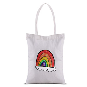 Tas Tote Rainbow Tote Bag