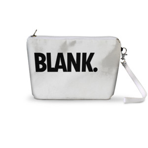 Pouch Trapesium Dompet Kecil Blank. Putih