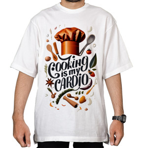 Kaos Oversize memasak