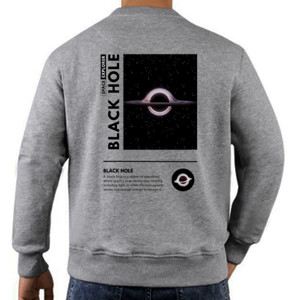 Jaket Sweater Space Explorer Black Hole