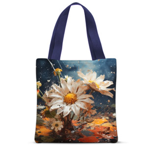 Tas Tote Fullprint Tote Bag Daisy By Toteology
