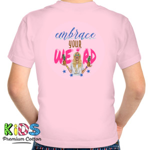 Kaos Embrace Your Weird, 2 nanas (hanya belakang)