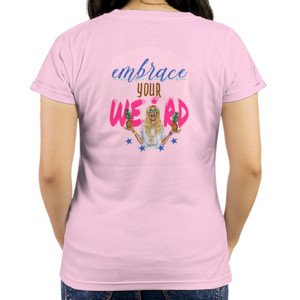 Kaos Embrace Your Weird, 2 nanas (hanya belakang)