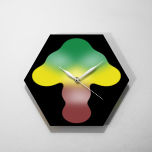 Jam Dinding Pohon Warna (Colorful Tree)