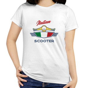 Kaos TShirt Italian Scooter