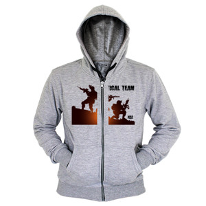 Hoodie Zipper Tactical Team NDz