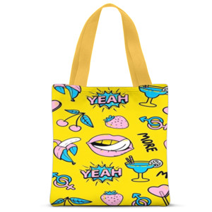 Tas Tote Fullprint TOTE BAG MOTIF YEAH