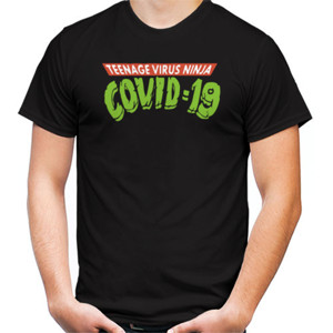 Kaos Distro Murah COVID 19 TEENAGE NINJA