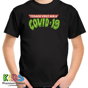 Kaos Distro Murah COVID 19 TEENAGE NINJA