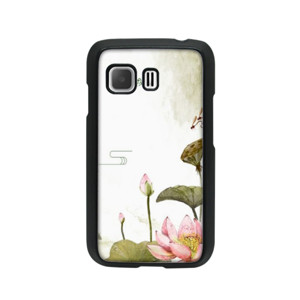 Lukisan Tema Bunga Lotus Casing HP