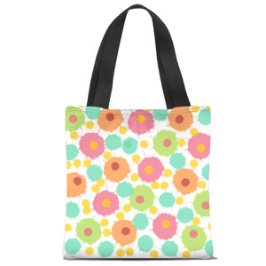 Tas Tote Fullprint Tas jinjing motif buah abstrak