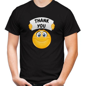 Kaos Baju Kaos Emoticon Thank You