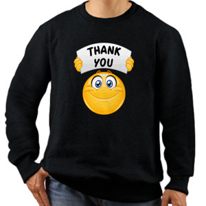 Jaket Sweater Baju Kaos Emoticon Thank You