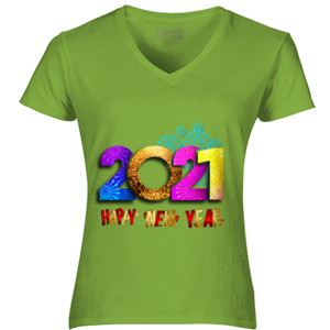 Kaos 2021 Celebrate Happy New Year