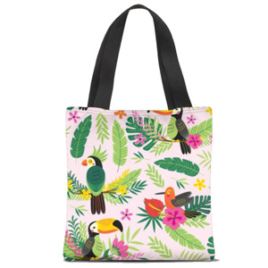 Tas Tote Fullprint nature pattern series
