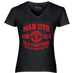 Kaos MAN UTD EST 1878 BLACK RED