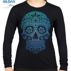 Kaos BLUE SKULL SUGAR
