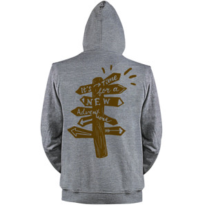 Jaket Hoodie Time For New Adventure