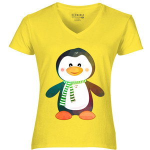Kaos Cute Elegant Penguin - Kaos Penguin Keren Elegan