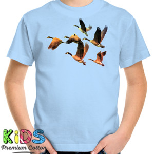 Kaos Cute Flying Geese - Burung Angsa Cute Terbang