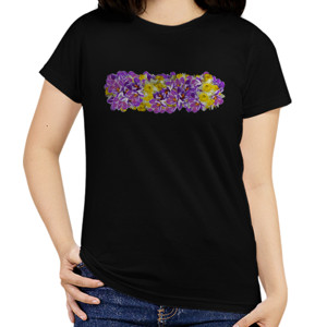 Kaos Purple Flowers