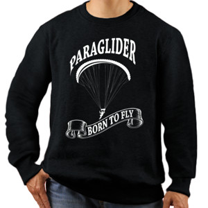Jaket Sweater PARAGLIDER BORN TO FLY - Rare Clothing (2 sided)