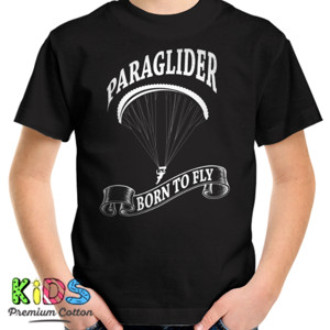 Kaos PARAGLIDER BORN TO FLY - Rare Clothing (2 sided)