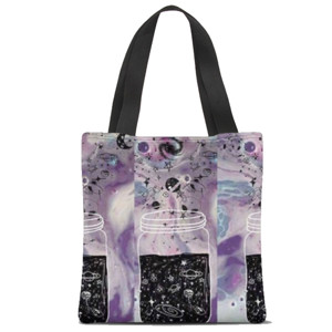 Tas Tote Fullprint Tote Bag Galaxy