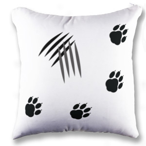 Bantal Cat Footprint