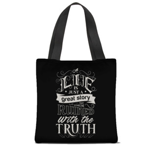 Tas Tote Fullprint Lie Is Just A Great Story...